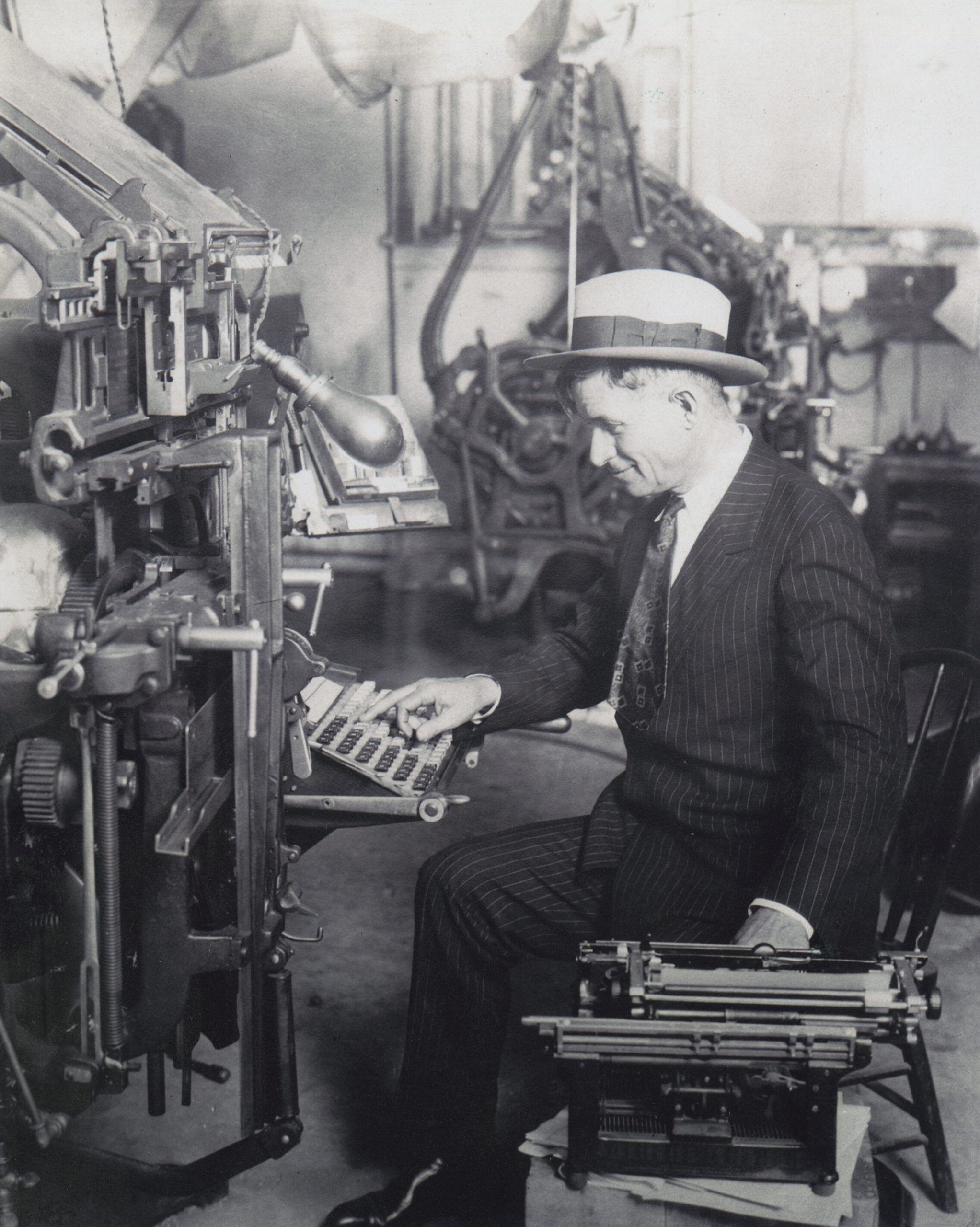 WILL+ROGERS+AT+LINOTYPE